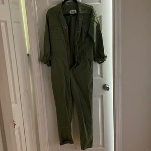 Lee branded green jumpsuit